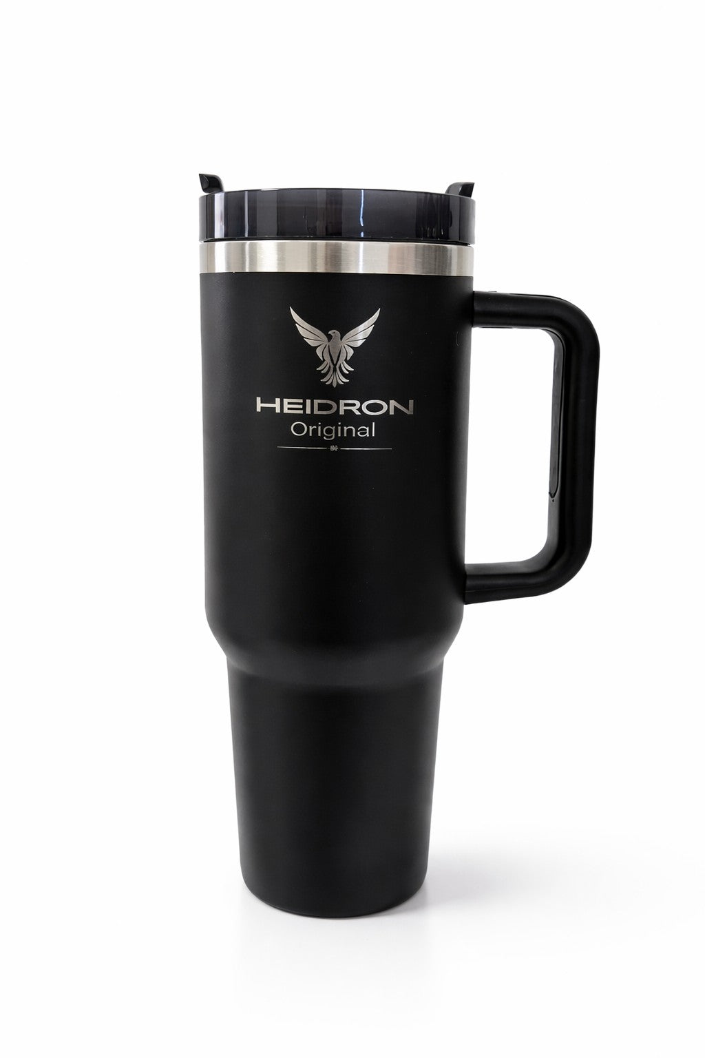HEIDRON Thermobecher 1,18 L – Edelstahl mit Deckel & Trinkhalm